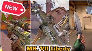 Valorant New Bundle MK VII Liberty In Game Showcase No Finisher [upl. by Anauqaj142]