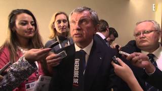 ENERGLOBEEU Rosneft President Igor Sechins respond to critical experts [upl. by Novad198]