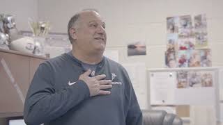 Atlanta Falcons surprise Keith Maloof with the teams High School Fotball Coach of the Year Award [upl. by Nerhtak157]