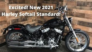 Excited New 2021 Harley Softail Standard [upl. by Larrabee987]