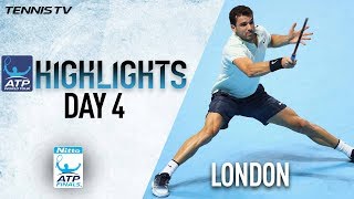 Highlights Dimitrov Seals SF Berth Thiem Wins In Nitto ATP Finals 2017 [upl. by Silas]