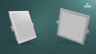 Polycab Scintillate 3 in1 LED Panel Square Light [upl. by Ahsenauq]