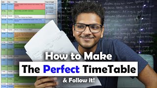 How To Make a TimeTable That Actually Works  Anuj Pachhel [upl. by Deacon945]