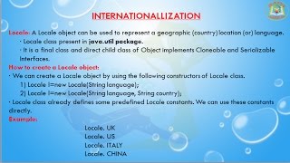 Lesson  1  i18n  Locale class in Internationalization in Java Programming [upl. by Manuela]