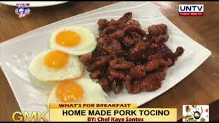 Homemade Pork Tocino  Whats for Breakfast [upl. by Namreh]