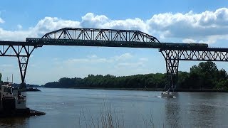 Zugsichtungen Marschbahn Hochbrücke amp Schiffssichtungen NOK am 29Mai 2020 [upl. by Auqeenwahs552]