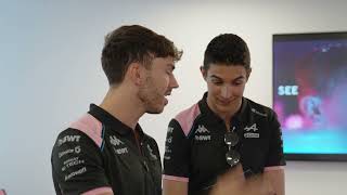 33 Years BWT Challenge with BWT Alpine F1 Drivers Esteban Ocon amp Pierre Gasly [upl. by Kentiga570]