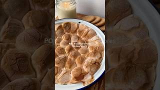 Airfryer S’mores Dip ✨ Recipe in comments cosyrecipe winter christmas smores chocolate [upl. by Arbrab]