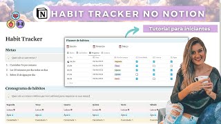 Como construir um Habit Tracker no Notion do zero [upl. by Lalise]