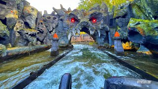 4K Best Themed River Rapids Ride  Excalibur Rapids Ride  Movie Park Germany 2022 [upl. by Loughlin]