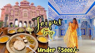 Jaipur Travel Vlog  Jaipur trip for 2 days Budget  Jaipur trip under 5000  Vidhi Rajput [upl. by Ortrud]