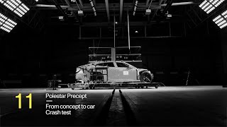 Polestar Precept From Concept to Car Episode 11  Crash testing an 800hp EV  Polestar [upl. by Ennaeerb]