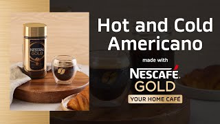 How to Make a Café Americano at Home with NESCAFÉ GOLD [upl. by Searby]