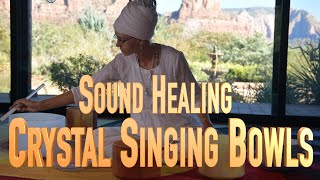 17 minute Sound Healing with Crystal Singing Bowls [upl. by Penni]