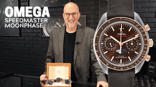 Omega Speedmaster Moon Phase Watches Review  SwissWatchExpo [upl. by Kama]