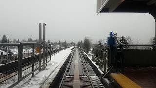 Vancouver SkyTrain after an emergency stop [upl. by Gusty]