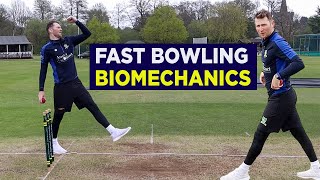 Fast Bowling Biomechanics Cricket How To Bowl Fast amp PREVENT Injury With CORRECT Technique [upl. by Sloane837]