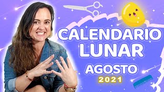 Calendario lunar para cortar el cabello Agosto 2021 [upl. by Appledorf]