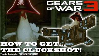 Gears of War 3 Easter Egg The Cluckshot [upl. by Dupin]