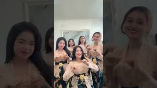 Kebaya kundangan  kebaya bali  kebaya brokat prancis [upl. by Nylacaj]