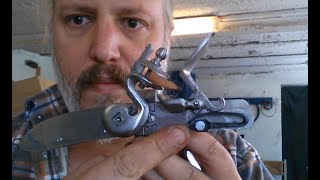 Swivel breech rifle scratch build pt 18 making the first frizzen spring [upl. by Martainn]