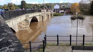 Floods at Bridgnorth amp the Severn Valley  191024 [upl. by Ankney970]