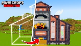 I Built The FASTEST FURNACE FACTORY in Minecraft Hardcore [upl. by Yntrok]