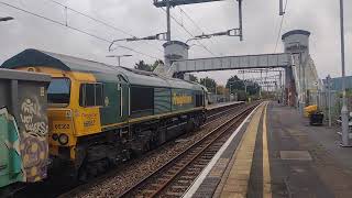 here is a Freightliner class 66562 with a 2 tone to Lawley street agg from Machen quarry [upl. by Bradan]