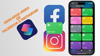 Descarga VIDEO de FACEBOOK e INSTAGRAM desde el IPHONE [upl. by Hy265]