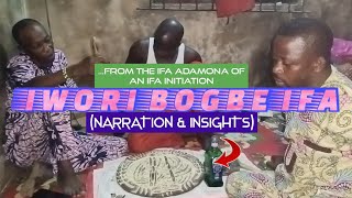 Odu Ifa Iwori Bogbe Iwori Ogbe Narrated from the Ifa Adamona Consultation of an Ifa Initiation [upl. by Tnilc]