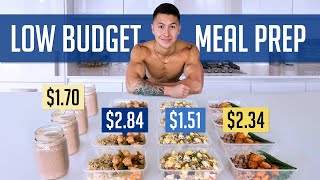 How To Build Muscle For 8Day HEALTHY MEAL PREP ON A BUDGET [upl. by Artined561]