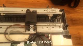 How to fix a Brother printer  stuck in paper jam error model MFC 5490C [upl. by Sairacaz]