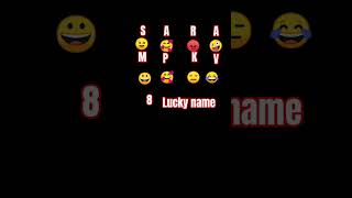 8 lucky name [upl. by Trimmer]