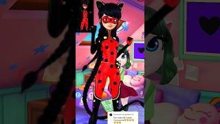 Bug Noir Miraculous Ladybug My Talking Angela 2 bugnoir miraculous ladybug miraculousladybug [upl. by Ttcos]