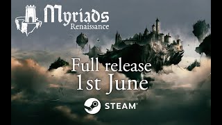 Myriads Renaissance  Release Date Announcement Trailer [upl. by Htnamas982]