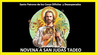 Letanías de San Judas Tadeo Oración Poderosa para Casos Difíciles y Desesperados [upl. by Hgielrebma]