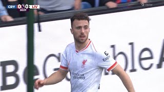 Diogo Jota GoalCrystal Palace vs Liverpool 01 All Goals and Extended Highlights [upl. by Animrac422]