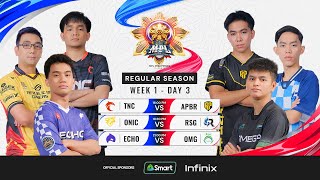 🔴LIVE  MPL PH S13  ENGLISHWeek1 Day 3 [upl. by Pears]