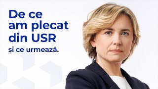 Cosette Chichirău de ce am plecat din USR și ce facem mai departe [upl. by Nairrad]