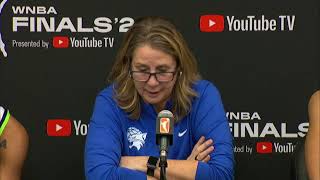 2024 WNBA Finals Game 1 PostGame Press Conference Liberty vs Lynx [upl. by Ycrad]