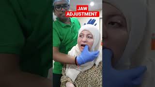 JAW adjustment by Indian chiropractor DrRajneesh kant [upl. by Lan]