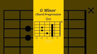 Beautiful G Minor Chord Progression  Guitar Lesson chordprogression Gminor guitarchords shorts [upl. by Amaty]