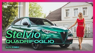 Alfa Romeo STELVIO QUADRIFOGLIO  review  launch control  an SUV that is not an SUV [upl. by Micah]