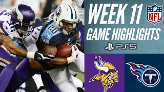 Minnesota Vikings vs Tennessee Titans  NFL Week 11 Full Highlights [upl. by Lezley830]