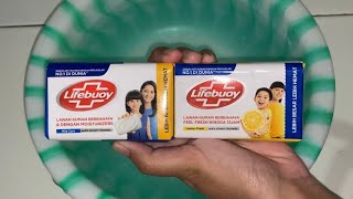 ASMR Lathering Lifebuoy Mild Care amp Lemon Fresh Soap  Only Lathering [upl. by Bonucci]