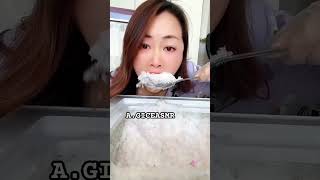 Crunchy white frozen Ice EatingCrunchy Ice Eating Asmr mukbang icebites liquidice icedance [upl. by Nellak563]