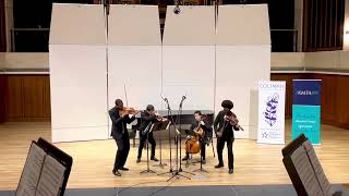 Sprezzatura Quartet  Coltman Chamber music Competition  Finals [upl. by Ainevul581]