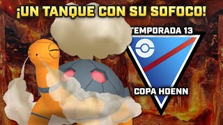 TORKOAL ES UN TANQUE con SU LADO DE LOCURA en COPA HOENN 1500 PC  PVP GBL POKEMON GO [upl. by Anayad]