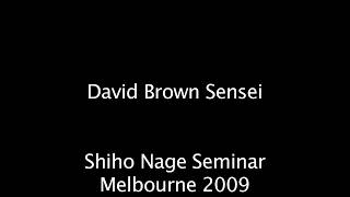 David Brown Sensei  Shiho Nage  Melboune Aikido Seminar [upl. by Tumer876]