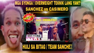 TEAM SANCHEZ NAISAHAN NG TEAM CASIMERO  OVERWEIGHT TIKNEK SANCHEZ MAS PI ALAKAS PA NI MIMO HIREDIA [upl. by Cleland315]